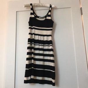 Trina Turk Black and White Knit Dress